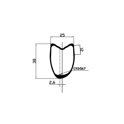 Asymmetry Carbon Bike Rims